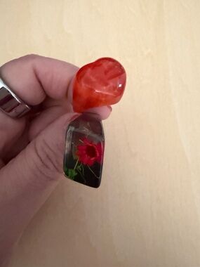 vintage resin rings
